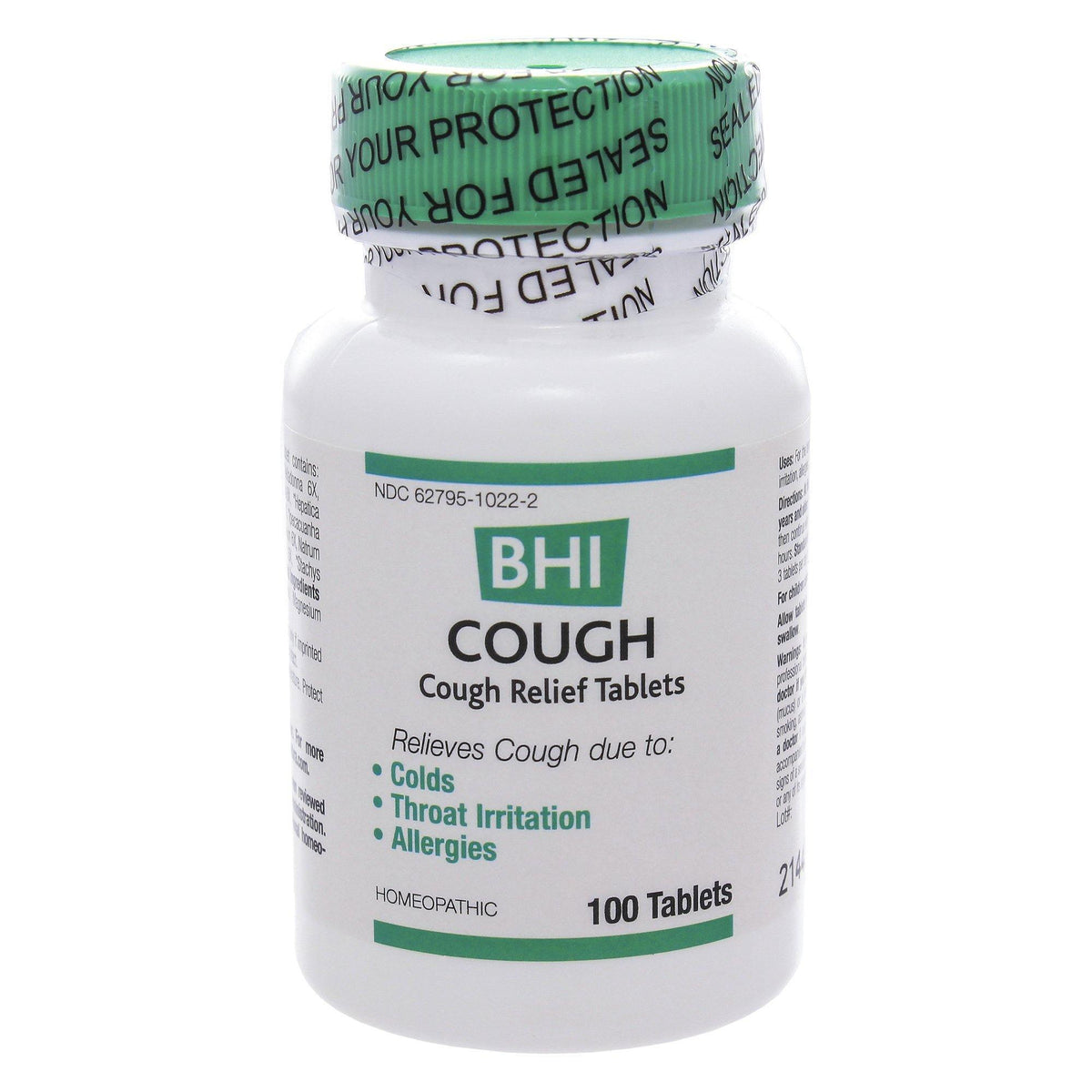 BHI Homeopathics/Medinatura Bhi Cough 100 Tablets 3 Pack - VitaHeals.com