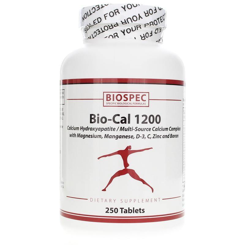 Biospec Nutritionals Bio-Cal 1200 250 Tablets Biospec - VitaHeals.com