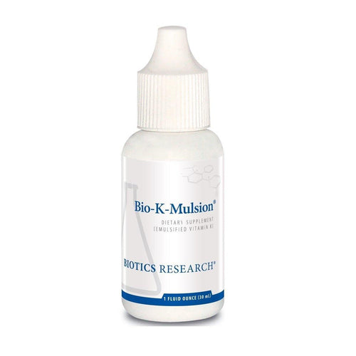 Biotics Research Bio-K-Mulsion 1 Oz  Supplies Vitamin K1 2 Pack - VitaHeals.com