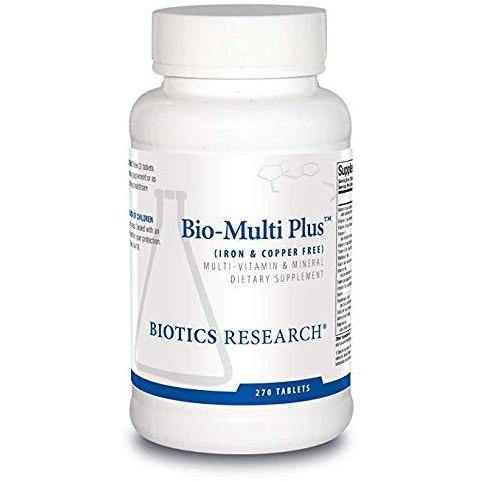 Biotics Research Bio-Multi Plus FE/CU Free 270 Tablets  2 Pack - VitaHeals.com