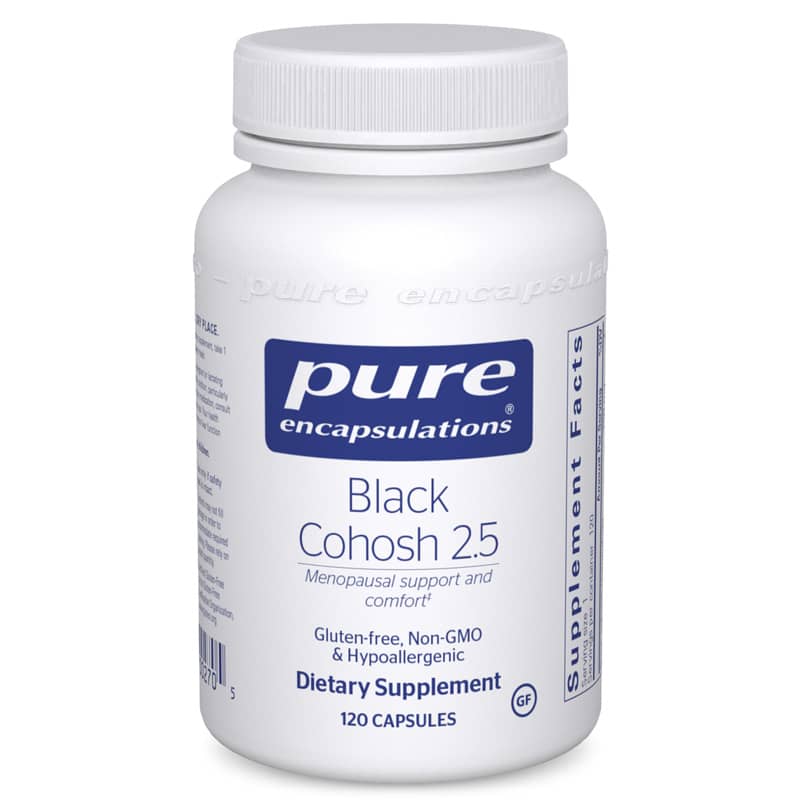 Pure Encapsulations Black Cohosh 2.5 120 Capsules