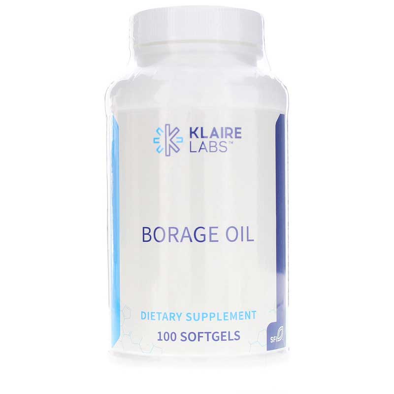 Klaire Labs Borage Oil 100 Softgels