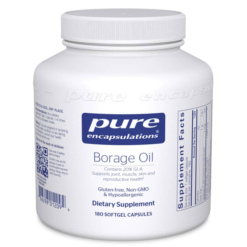 Pure Encapsulations Borage Oil 180 Softgels