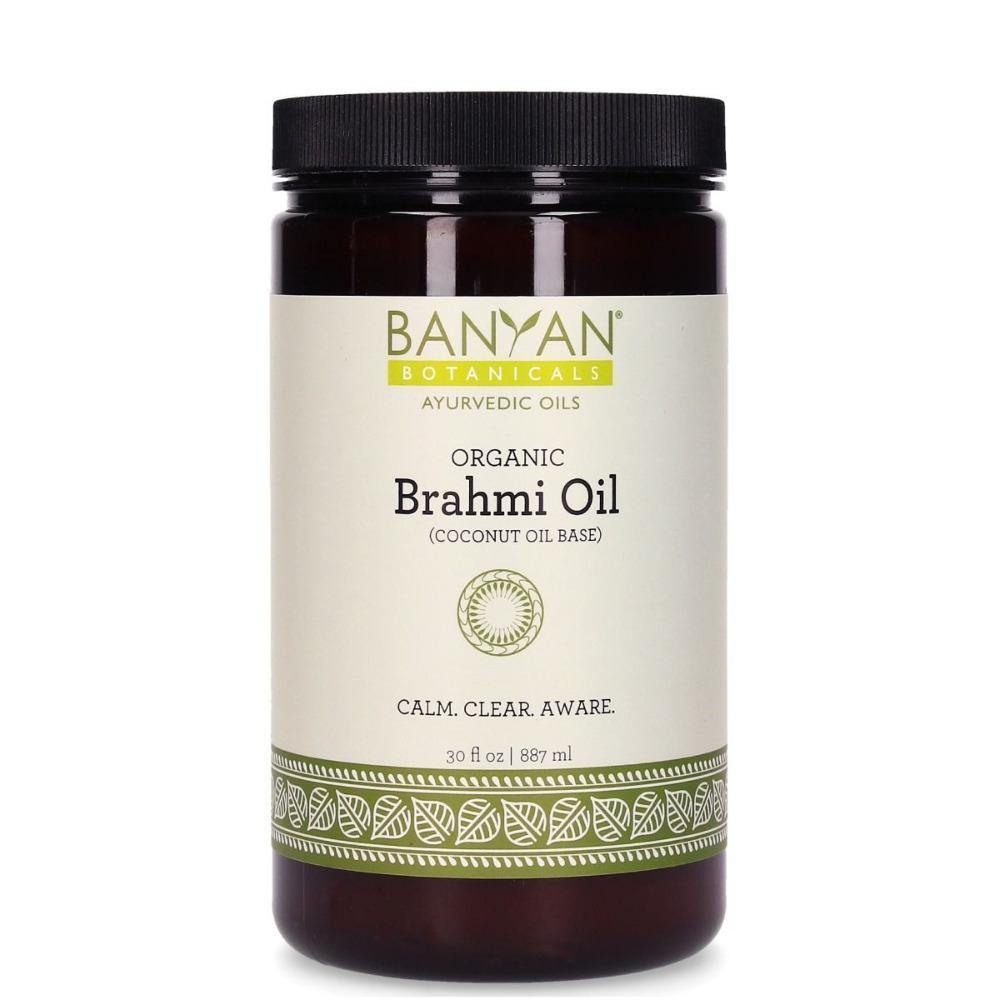 Banyan Botanicals Brahmi Oil Coconut Organic 30 Fl Oz - VitaHeals.com