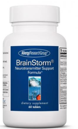 Allergy Research Group Brain Storm Neurotransmitter Support Formula 60 Tablets