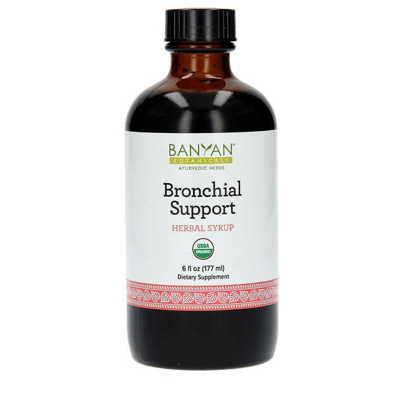 Banyan Botanicals Bronchial Support Syrup, Organic 6 Fl Oz 2 Pack - VitaHeals.com