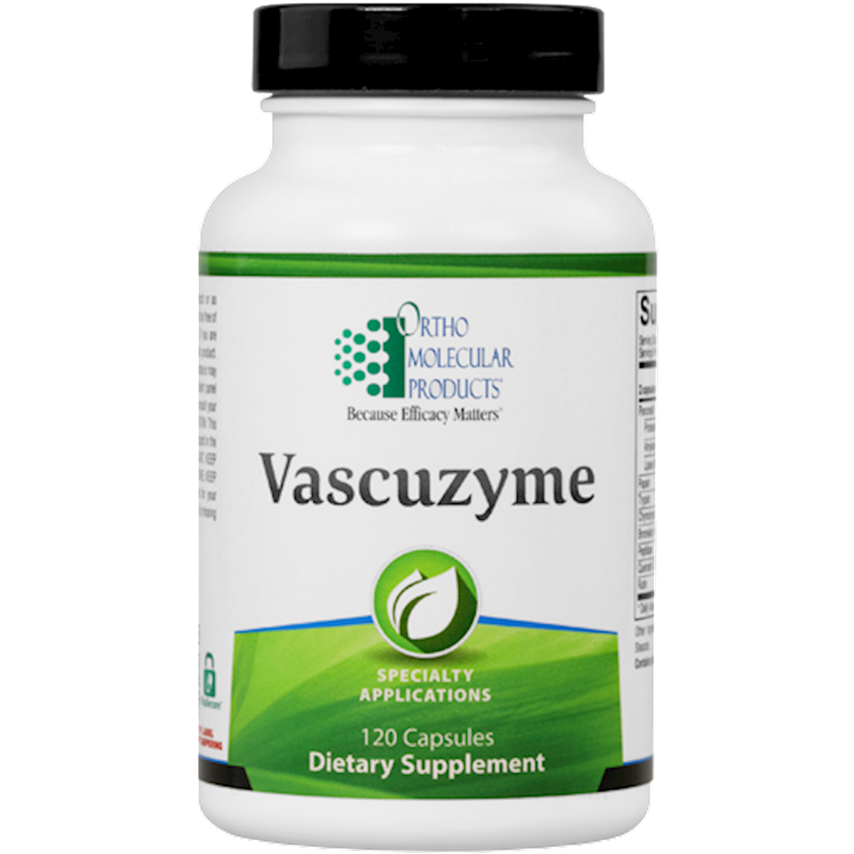 Ortho Molecular Vascuzyme 120 Caps - VitaHeals.com