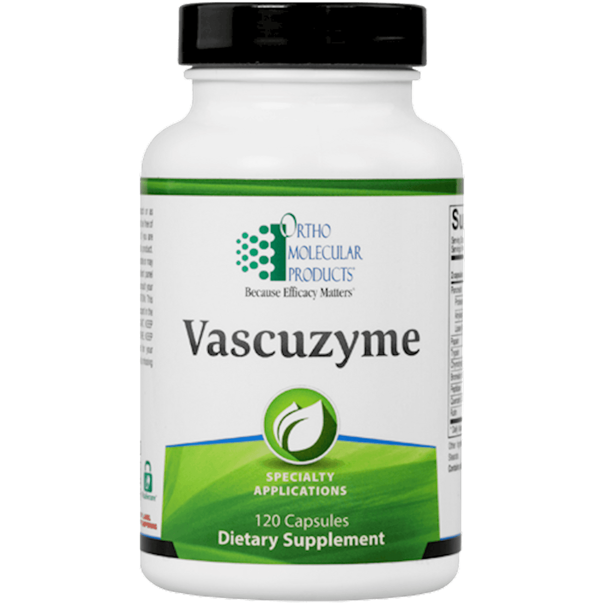 Ortho Molecular Vascuzyme 120 Caps 2 Pack - VitaHeals.com