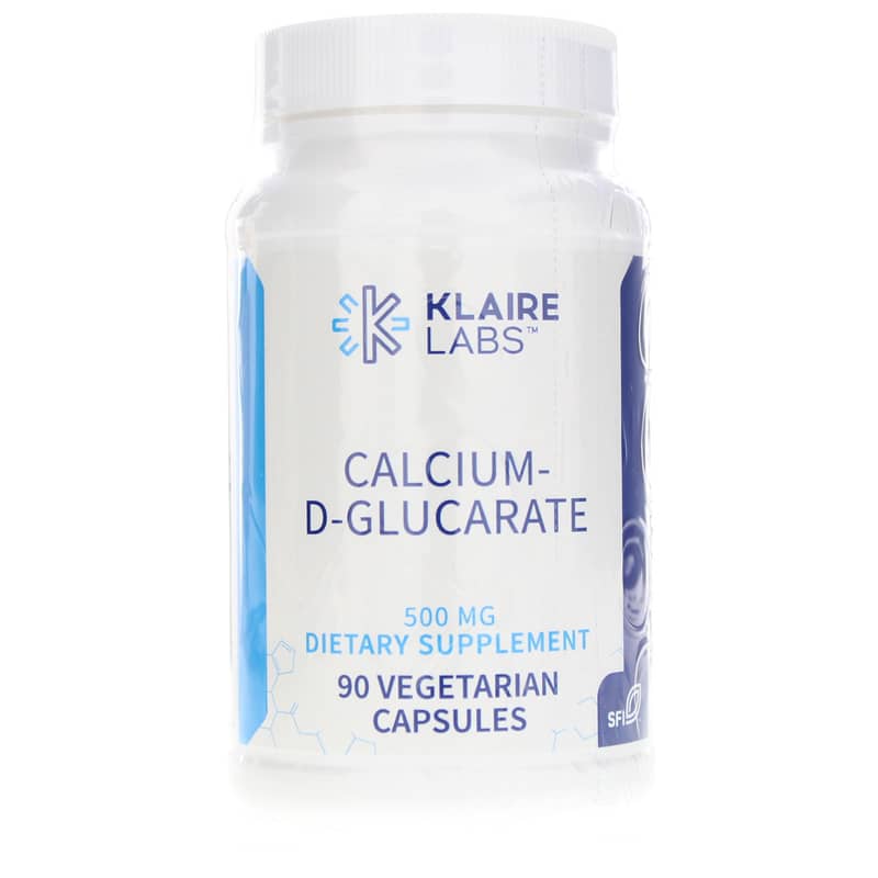 Klaire Labs Calcium-D-Glucarate 500 Mg