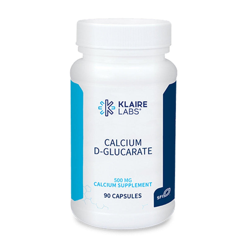 Klaire Labs Calcium D-Glucarate 90 Count 2 Pack - VitaHeals.com