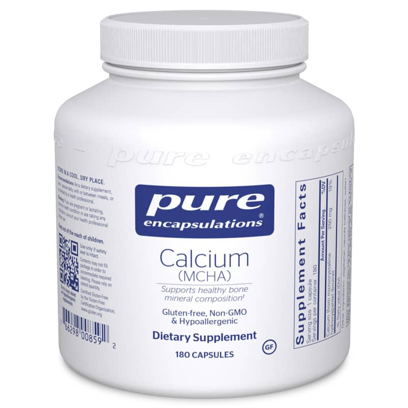 Pure Encapsulations Calcium (MCHA) 180 Capsules