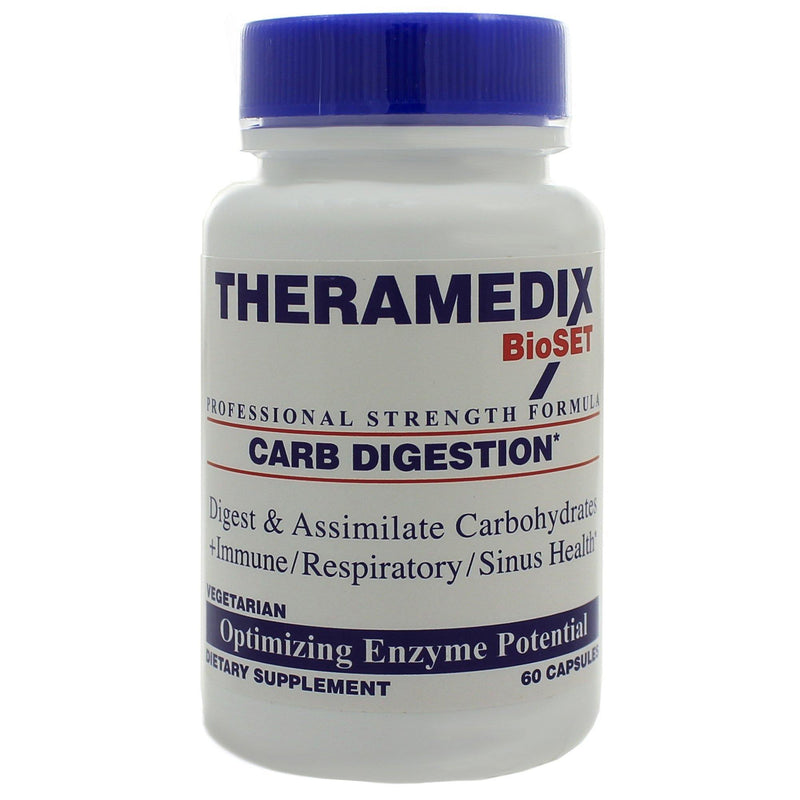 Theramedix BioSET Carb Digestion 60 Capsules - VitaHeals.com