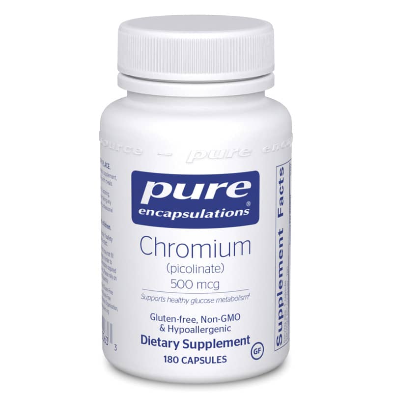 Pure Encapsulations Chromium (picolinate) 500 Mcg 180 caps