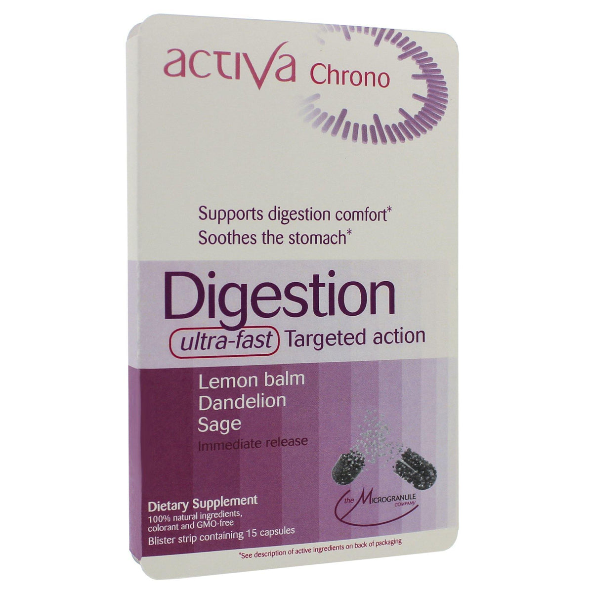 Activa Chrono Digestion Microgranule 15 Capsules 2 Pack - VitaHeals.com