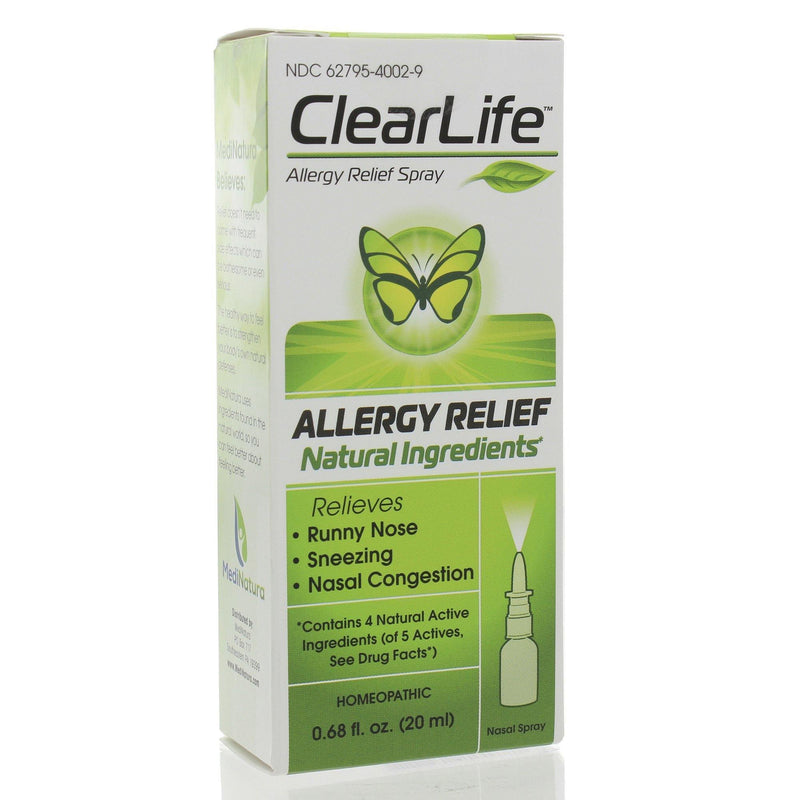 MediNatura Clearlife Allergy Nasal Spray 20 Milliliters 3 Pack 2 Pack - VitaHeals.com