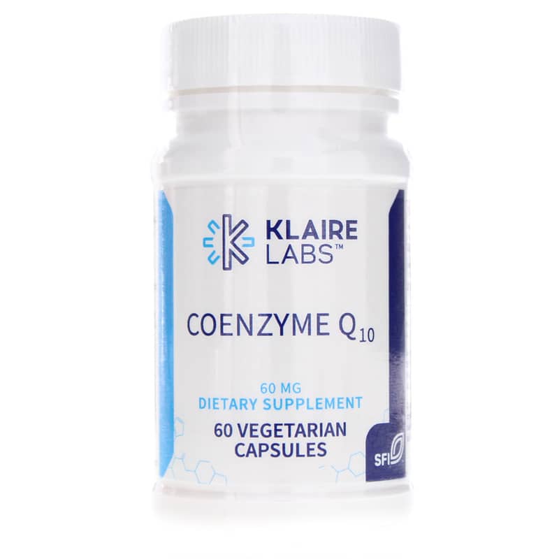 Klaire Labs Coenzyme Q10 60 Mg 60 Veg Capsules