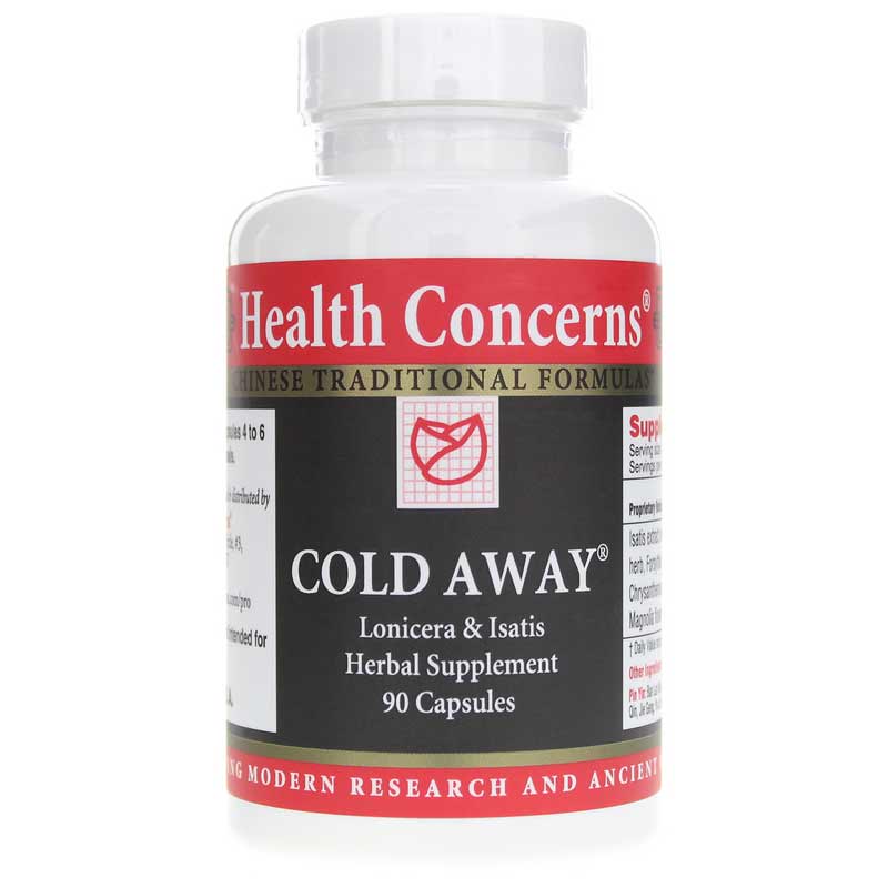 Health Concerns Cold Away Lonicera &amp; Isatis 90 Capsules