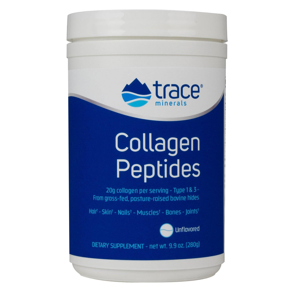 Trace Minerals Research Collagen Peptides Powder 9.9 Oz Trace Minerals - VitaHeals.com