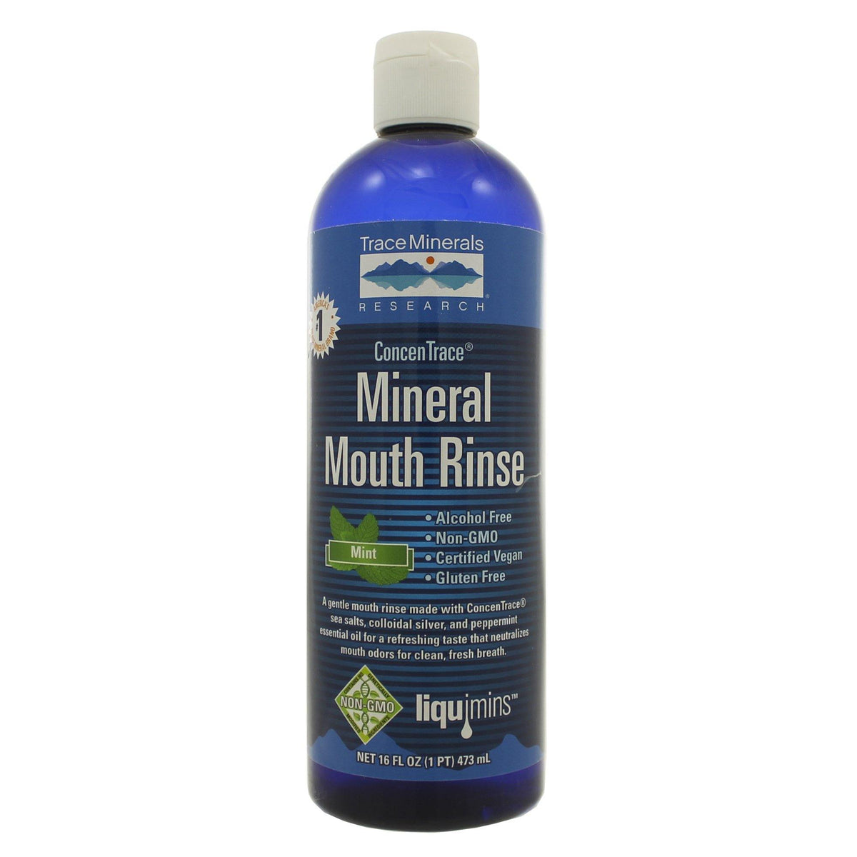 Trace Minerals Research Mineral Mouth Rinse 16 Oz Trace Minerals - VitaHeals.com