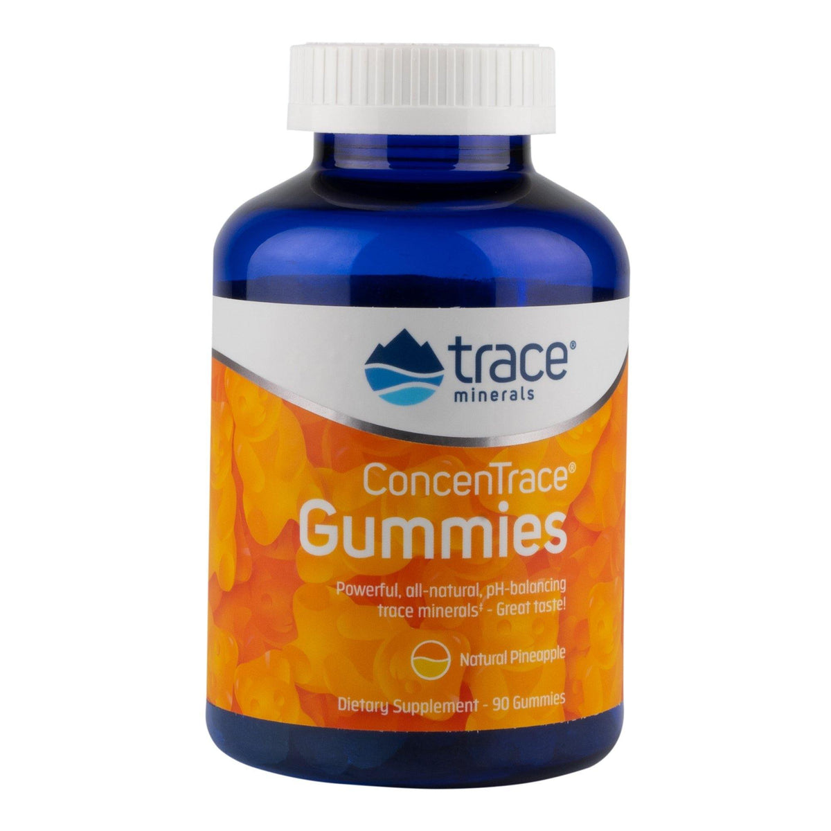 Trace Minerals Research Concentrace Pineapple Flavor Gummies 90 Gummies - VitaHeals.com