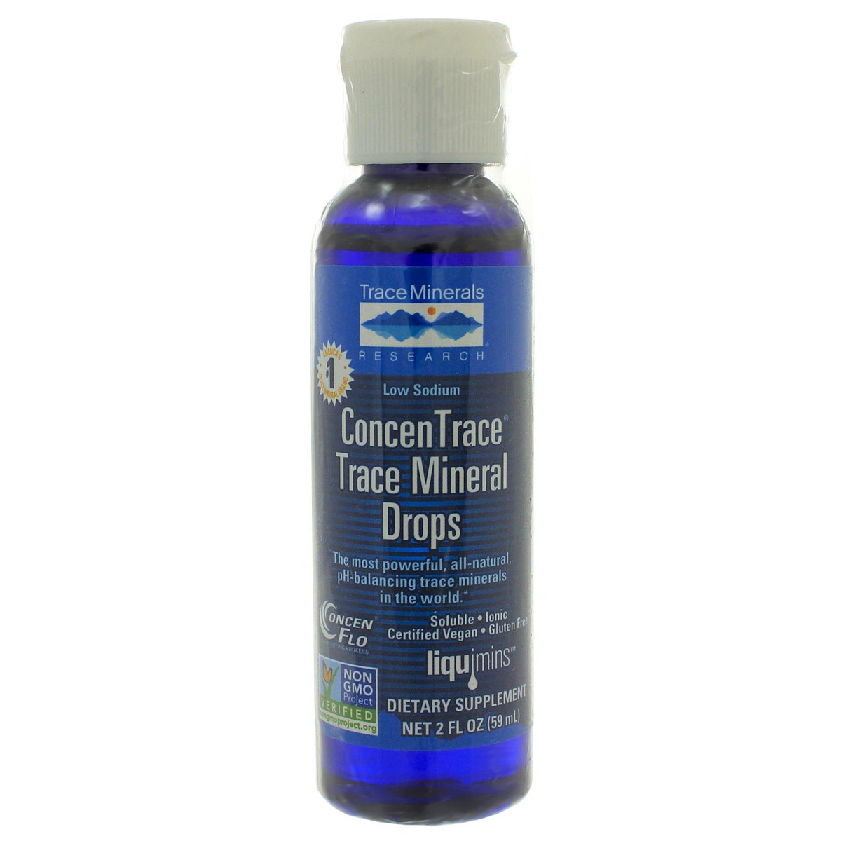 Trace Minerals Research Concentrace Trace Mineral Drops 2 Oz 59 Ml - VitaHeals.com