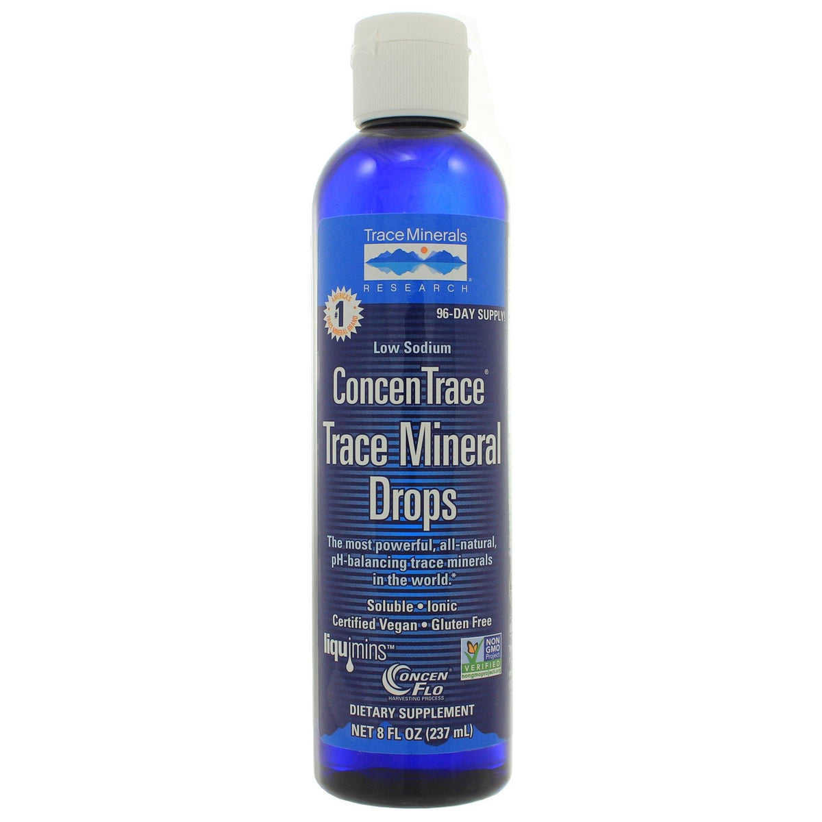 Trace Minerals Research Concentrace Trace Mineral Drops 8 Fl.Oz - VitaHeals.com