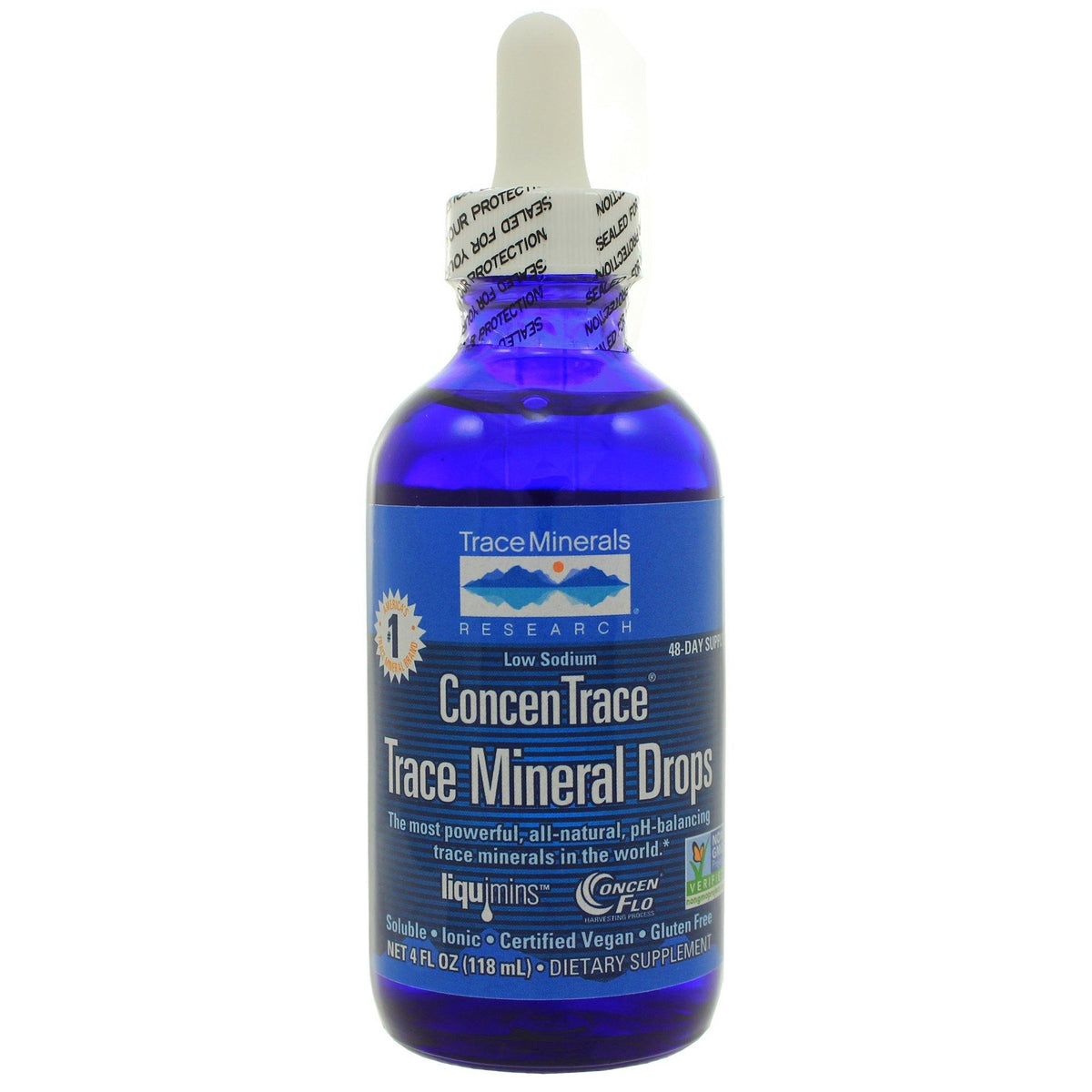 Trace Minerals Research Concentrace Trace Mineral Drops 4 Oz - VitaHeals.com