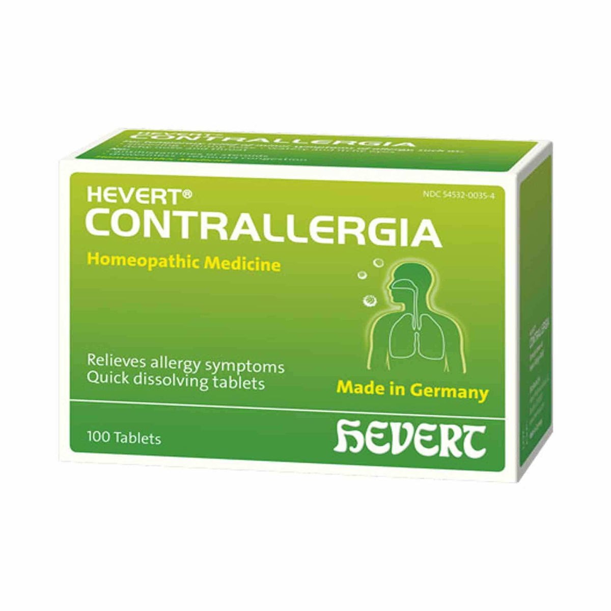 Hevert Pharmaceuticals Contrallergia 100 Tablets 2 Pack - VitaHeals.com