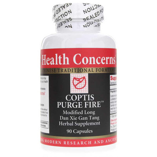 Health Concerns Coptis Purge Fire 90 Capsules