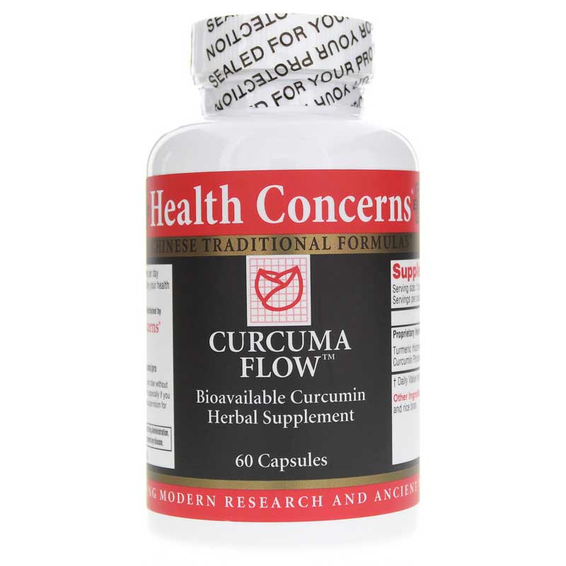 Health Concerns Curcuma Flow Bioavailable Curcumin 60 Capsules