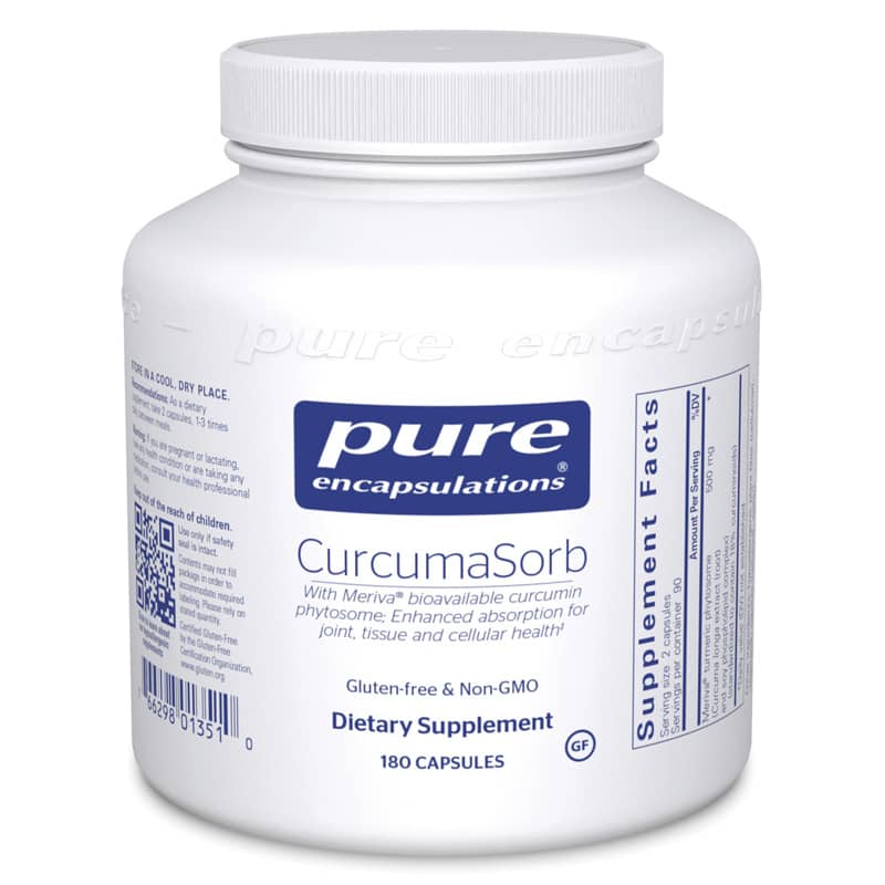 Pure Encapsulations CurcumaSorb 180 Capsules