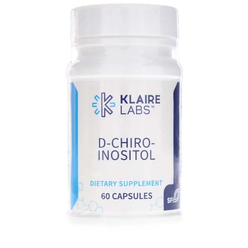 Klaire Labs D-Chiro-Inositol 60 Capsules