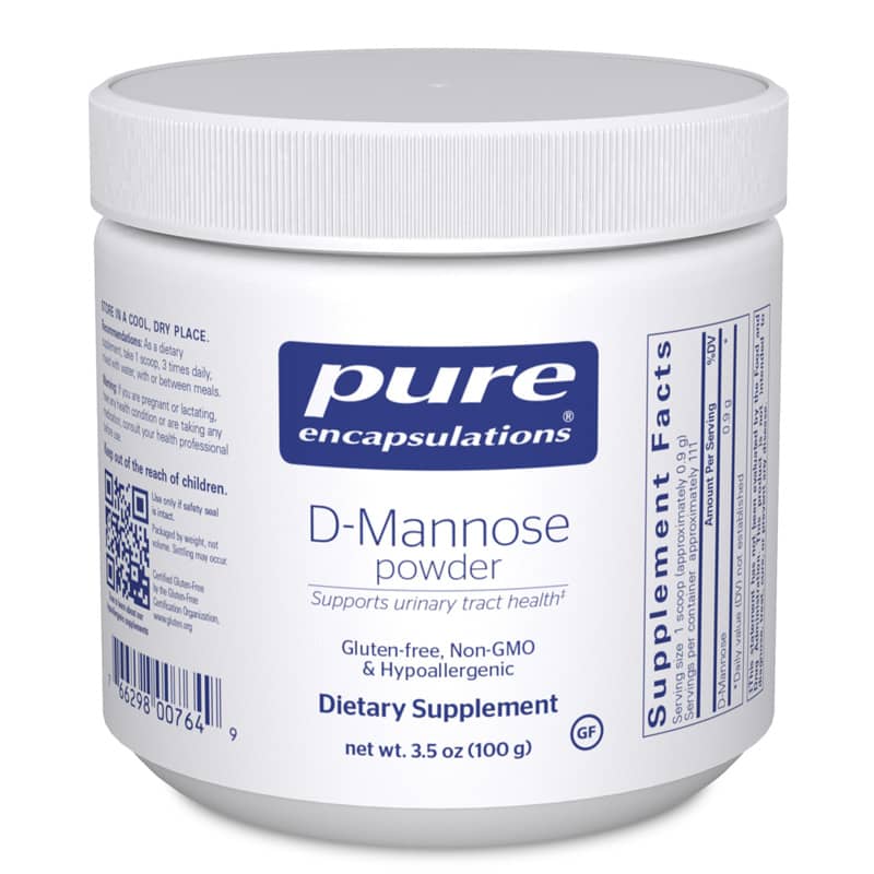 Pure Encapsulations d-Mannose 100 Grams