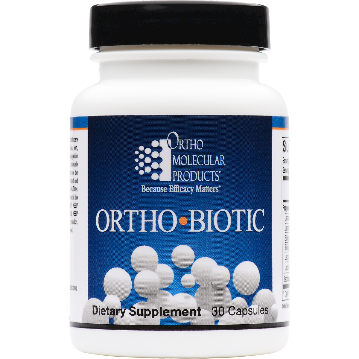 Ortho Molecular Ortho Biotic 30 Caps - VitaHeals.com