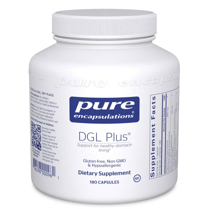Pure Encapsulations DGL Plus 180 Capsules
