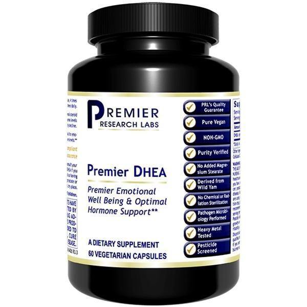 Premier Research Labs Dhea 25 Mg 60 Veg Capsules  2 Pack - VitaHeals.com