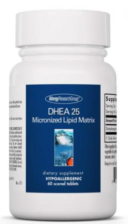 Allergy Research Group DHEA 25 60 Tablets