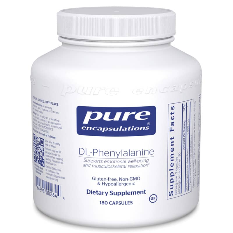 Pure Encapsulations DL-Phenylalanine 180 Capsules