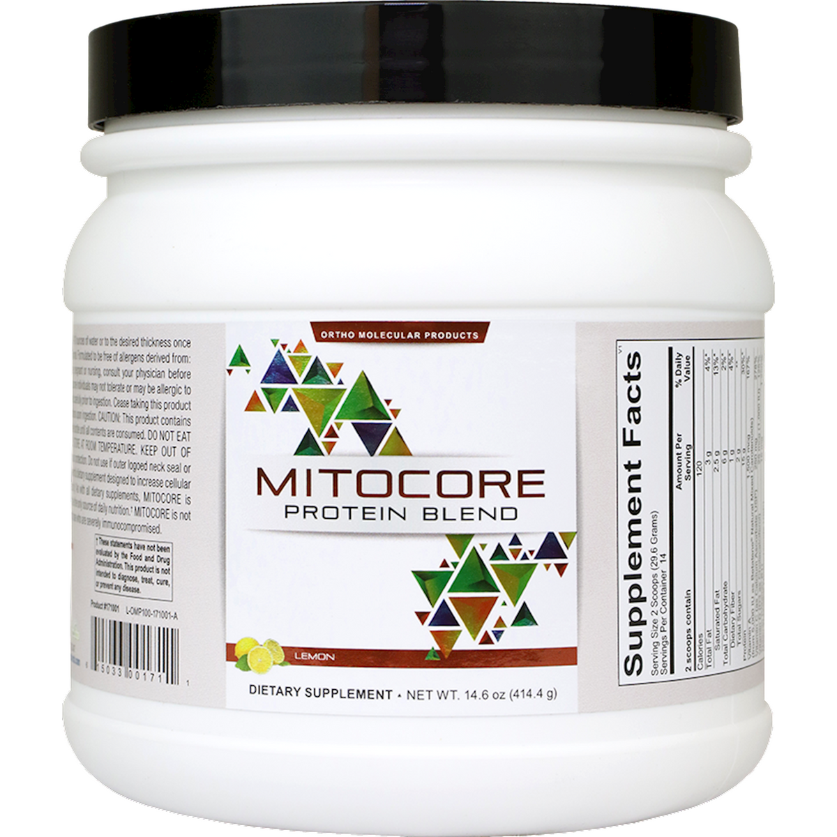 Ortho Molecular Mitocore Powder Lemon 14 Servings - VitaHeals.com