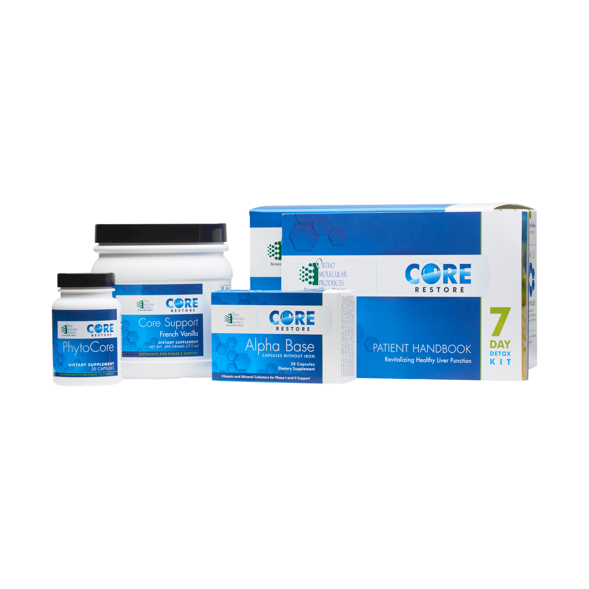 Ortho Molecular Core Restore Vanilla 7 Day 1 Kit - VitaHeals.com