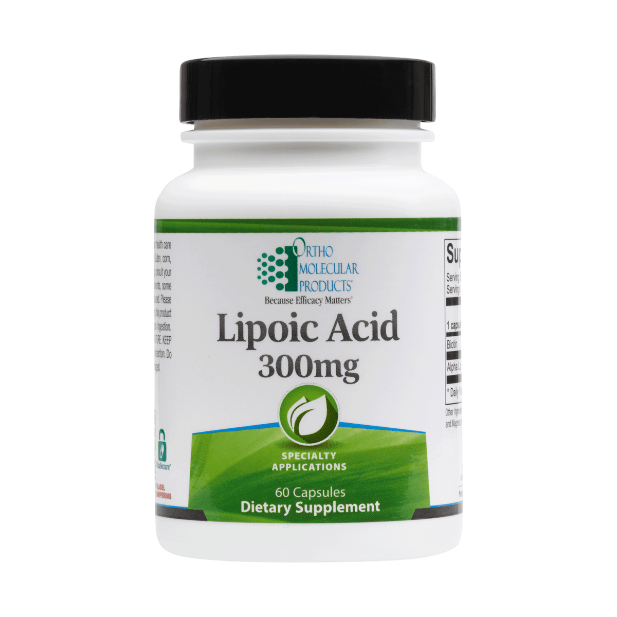 Ortho Molecular Lipoic Acid 300Mg 60 Caps 2 Pack - VitaHeals.com