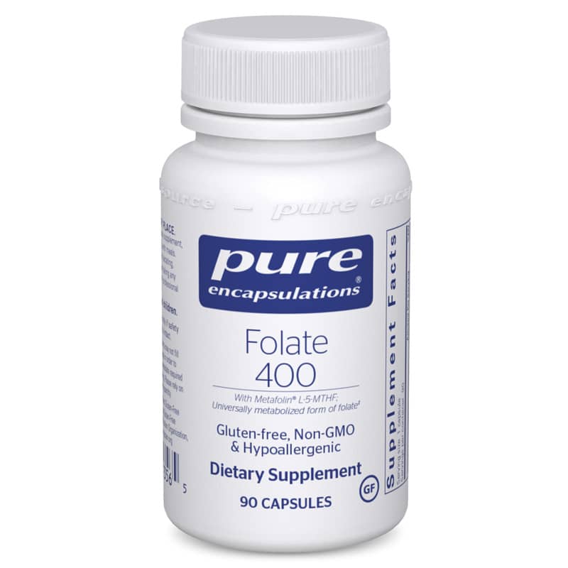 Pure Encapsulations Folate 400 90 Capsules