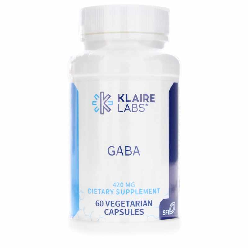 Klaire Labs GABA 420 Mg 60 Veg Capsules