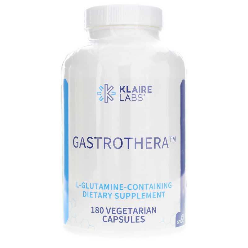 Klaire Labs Gastrothera with L-Glutamine 180 Capsules