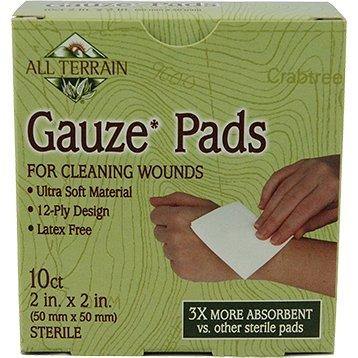 All Terrain Gauze Pads 2" X 2" 10 Pc 2 Pack - VitaHeals.com