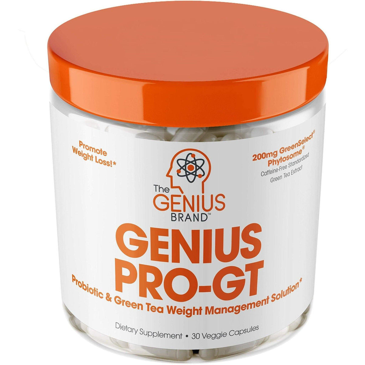 The Genius Brand Genius Pro-Gt 30 Veggie Capsules - VitaHeals.com