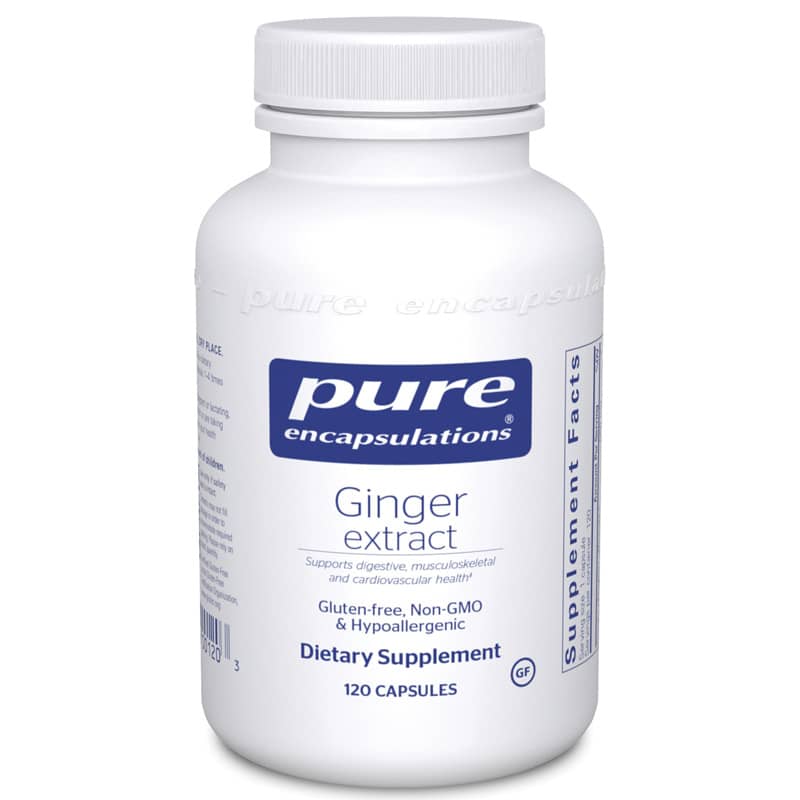 Pure Encapsulations Ginger Extract 120 Capsules