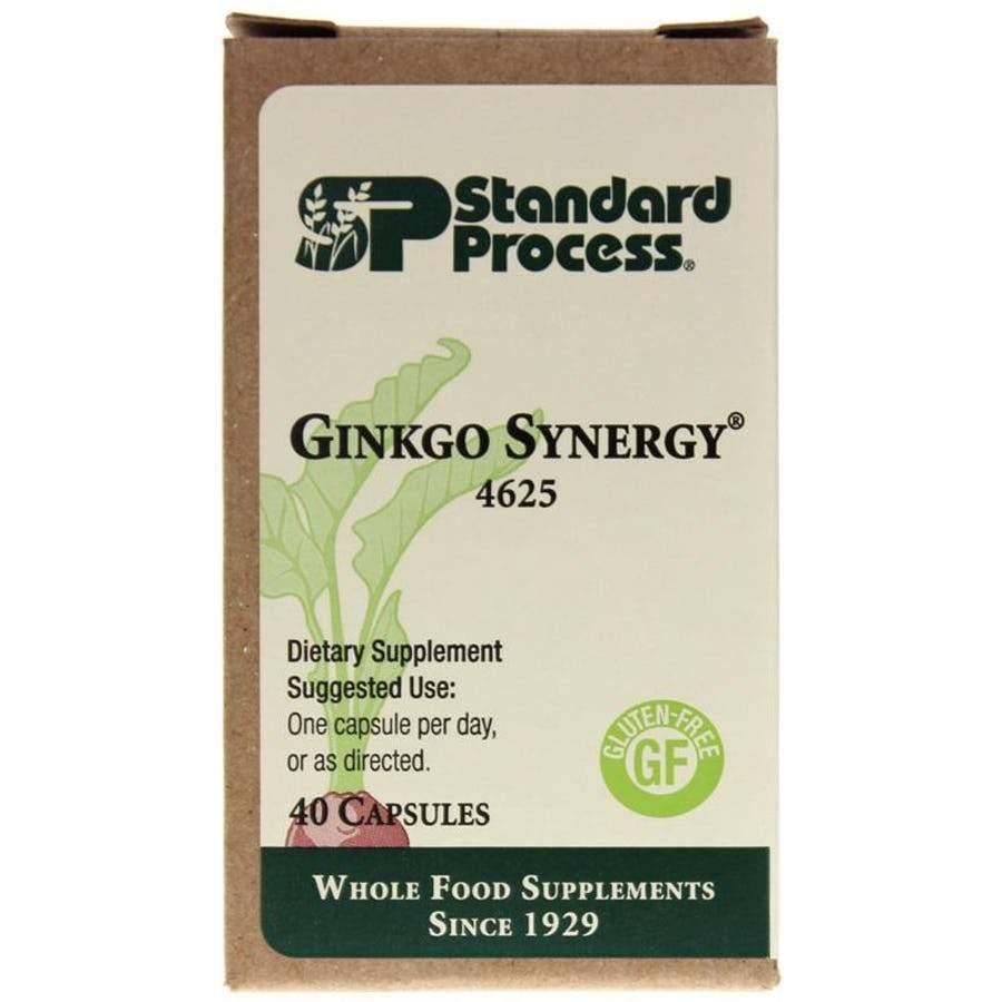 Standard Process Ginkgo Synergy 40 Capsules 2 Pack - VitaHeals.com