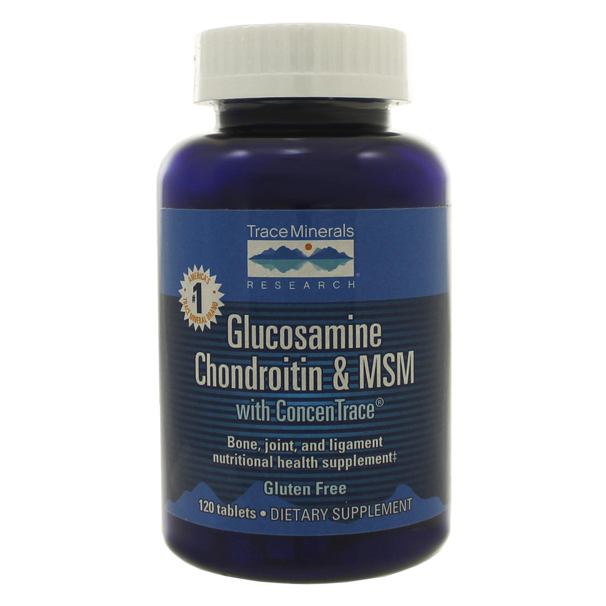 Trace Minerals Research Glucosamine/Chondroitin/Msm 120 Tablets - VitaHeals.com