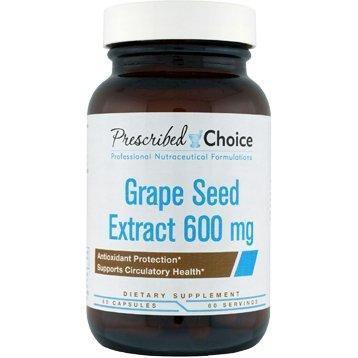 Prescribed Choice Grape Seed Extract 600 Mg 60 Vegcaps - VitaHeals.com